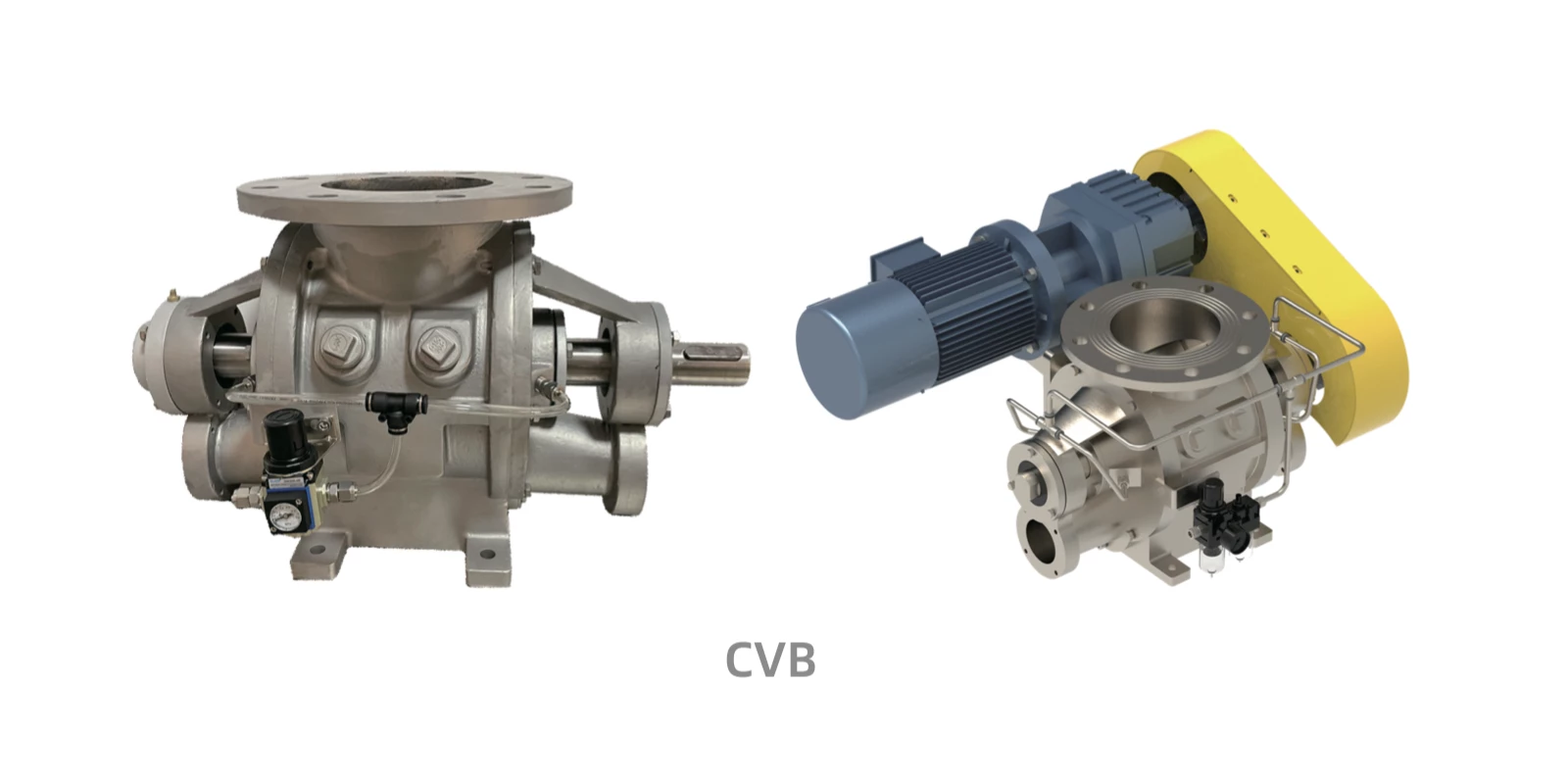 Blow Through Rotary Valve For Powders